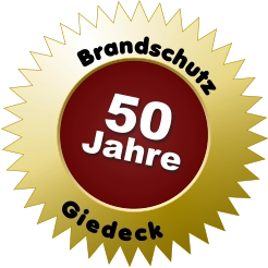 Brandschutz Giedeck 50 Jahre